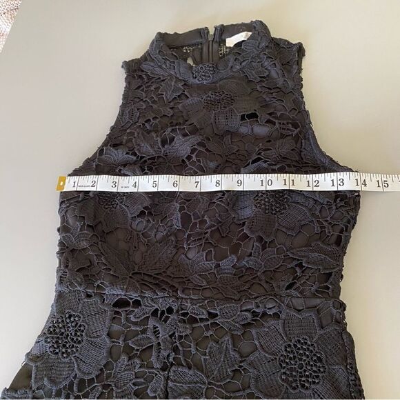 ASTR THE LABEL Samantha Lace Hi-Lo Illusion Lace Dress Black Size XS - Picture 8 of 13